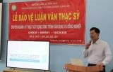 Bảo vệ luận văn thạc sỹ chuyên ngành Kỹ thuật xây dựng công trình dân dụng và Công nghiệp