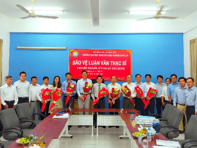 Bảo vệ luận văn thạc sĩ chuyên ngành Kỹ thuật Xây dựng