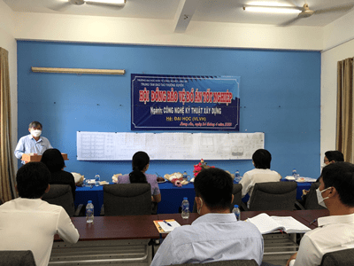 Bảo vệ thành công đồ án tốt nghiệp chuyên ngành Công nghệ Kỹ thuật Xây dựng Trường DLA