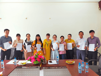 Công đoàn cơ sở trường DLA: Kết nạp 10 công đoàn viên mới