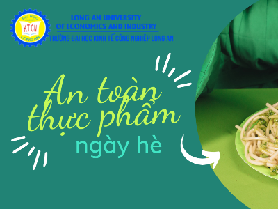 An toàn thực phẩm ngày hè