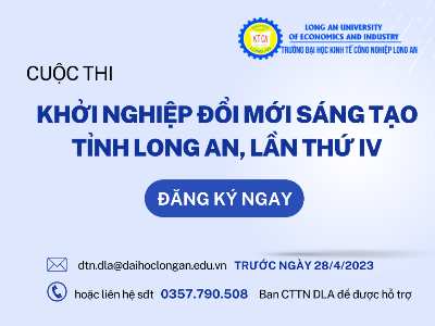 Cuộc thi “Khởi nghiệp đổi mới sáng tạo” tỉnh Long An, lần thứ IV chính thức bắt đầu. Bạn đã sẵn sàng?