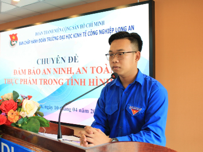 Đoàn trường DLA: chuyên đề “Bảo đảm an ninh, an toàn thực phẩm trong tình hình mới”