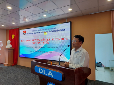 Đoàn trường DLA: Tư vấn tâm lý sức khỏe học đường cho sinh viên DLA lần 1 năm học 2022-2023