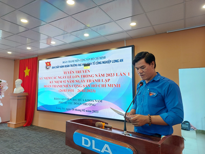 Đoàn trường DLA: Tuyên truyền kỷ niệm các ngày lễ lớn trong năm 2023 lần 1