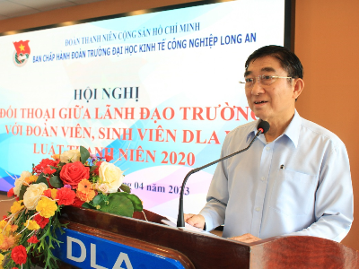 Đoàn viên, sinh viên DLA với hội nghị “Đối thoại với Thanh niên theo Luật Thanh niên 2020”
