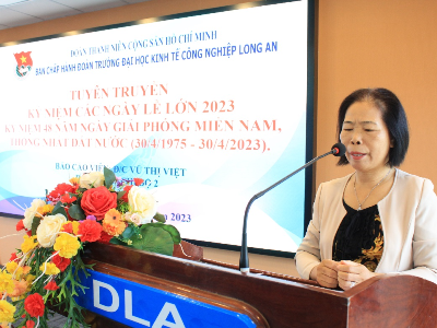 Đoàn trường DLA: tuyên truyền các ngày lễ lớn trong năm 2023 - Kỷ niệm 48 năm Ngày giải phóng Miền Nam thống nhất đất nước (30-4-1975-30-4-2023)