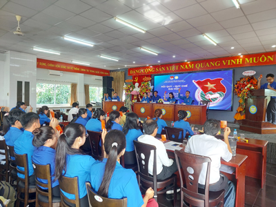 Đại hội đại biểu Đoàn TNCS Hồ Chí Minh Trường Đại học Kinh tế Công nghiệp Long An nhiệm kỳ 2024-2027