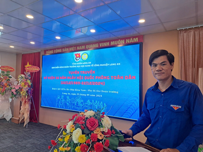 Đoàn Trường DLA: Tuyên truyền kỷ niệm 35 năm ngày hội Quốc Phòng Toàn dân (22-12-1989 – 22-12-2024)