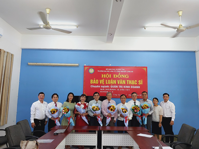 Trường DLA: bảo vệ luận văn thạc sĩ chuyên ngành Quản trị kinh doanh