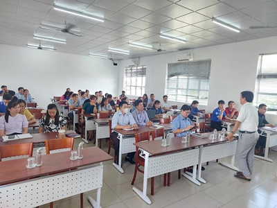 trường DLA tổ chức tập huấn nghiệp vụ tham gia đoàn kiểm tra coi thi kỳ thi tốt nghiệp THPT năm 2026